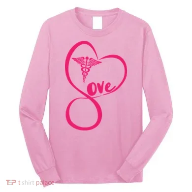 Support Love Nurses Long Sleeve Shirt