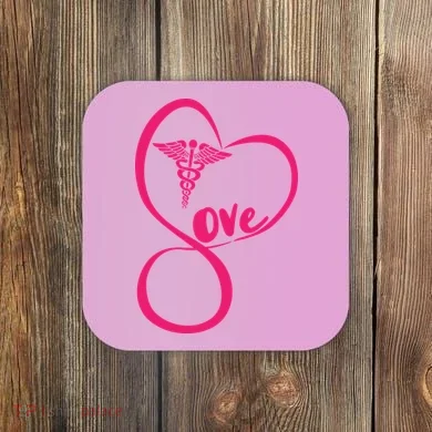 Support Love Nurses Coaster