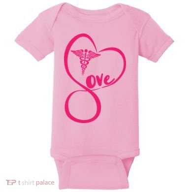 Support Love Nurses Baby Bodysuit