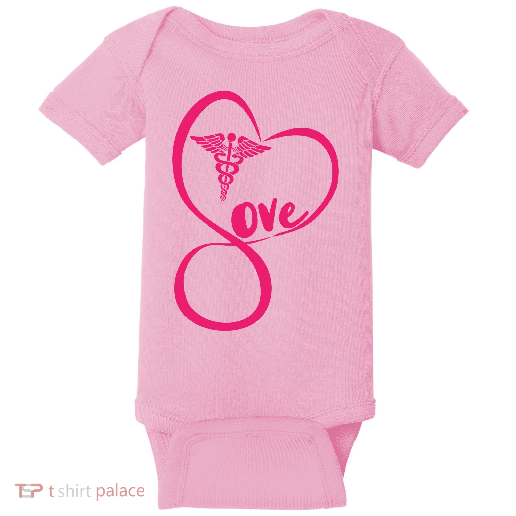 Support Love Nurses Baby Bodysuit
