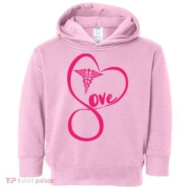 Support Love Nurses Toddler Hoodie