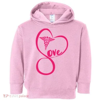 Support Love Nurses Toddler Hoodie