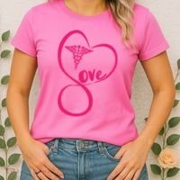 Support Love Nurses Women's T-Shirt thumb 2