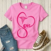 Support Love Nurses Women's T-Shirt thumb 3