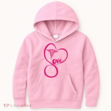Support Love Nurses Kids Hoodie