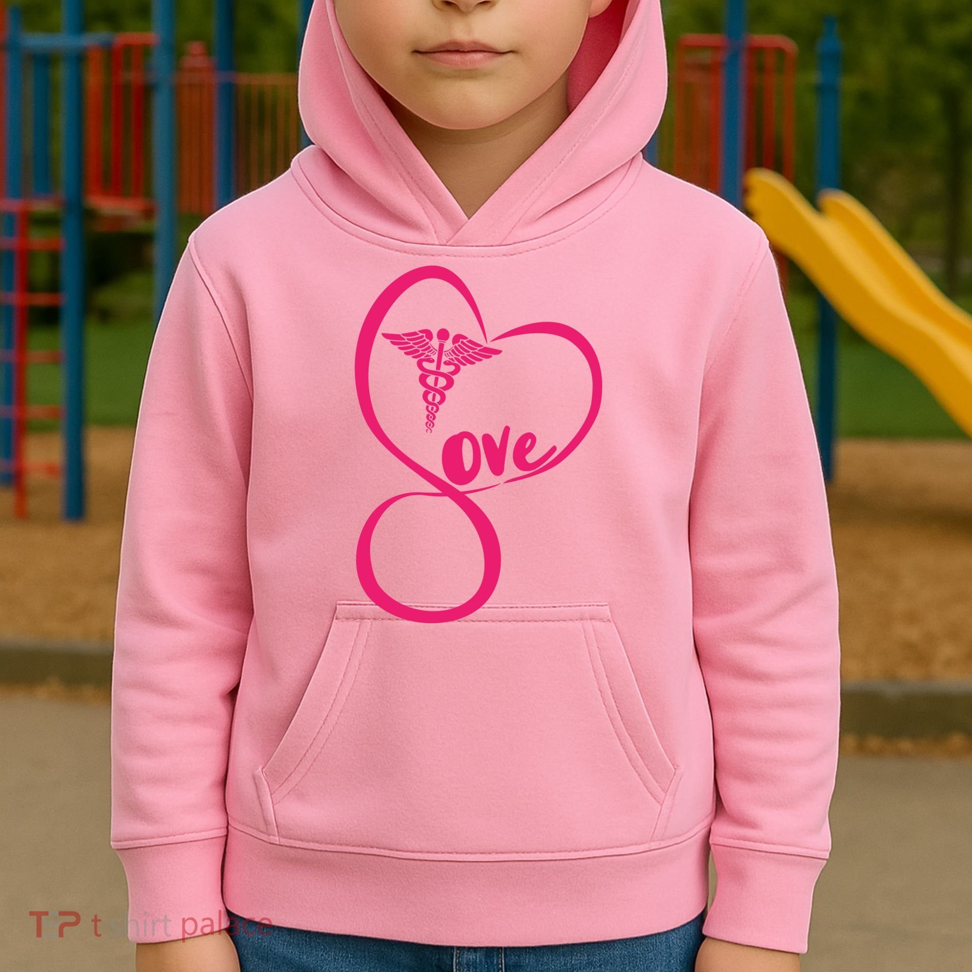 Support Love Nurses Kids Hoodie