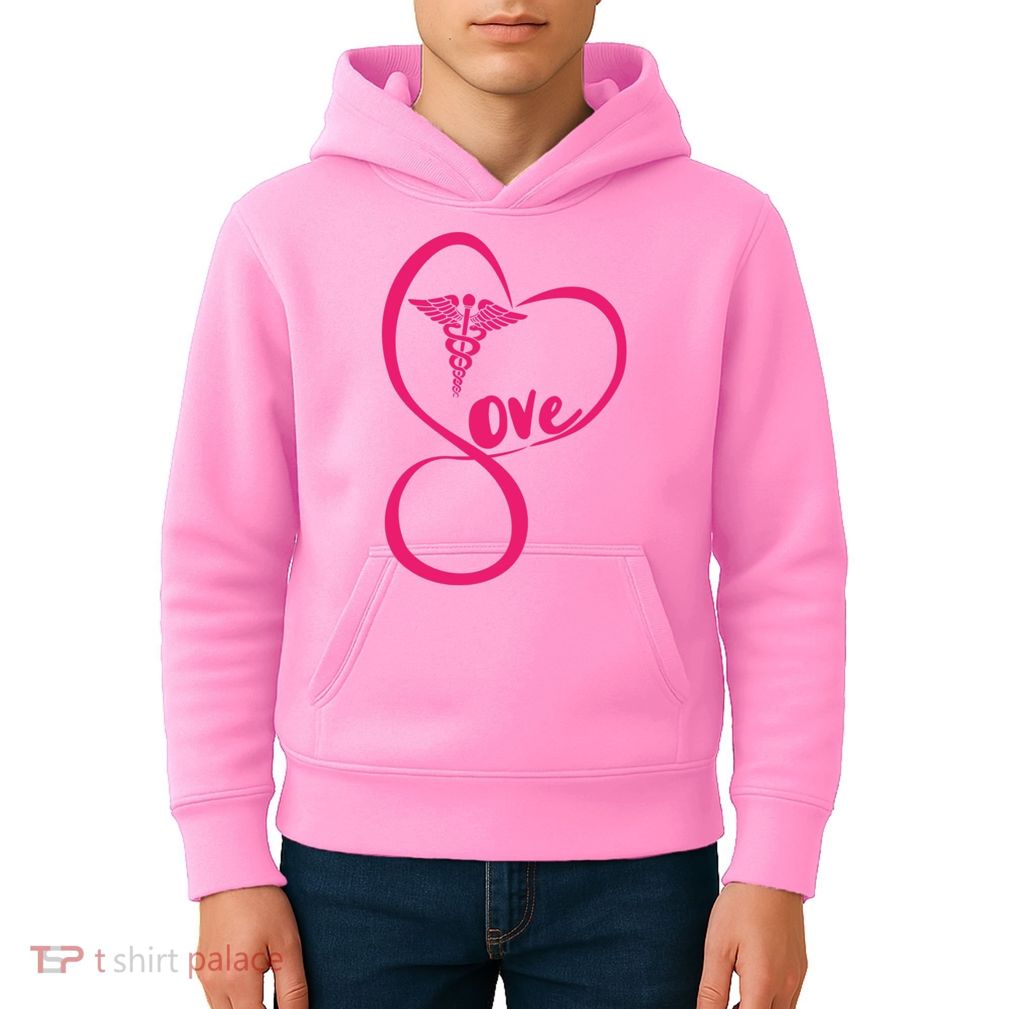 Support Love Nurses Kids Hoodie