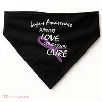 Support Lupus Awareness USA-Made Doggie Bandana thumb 0
