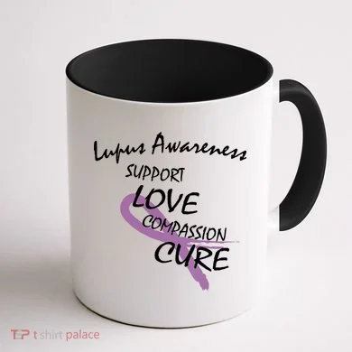 Support Lupus Awareness Coffee Mug back