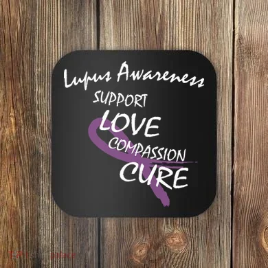 Support Lupus Awareness Coaster