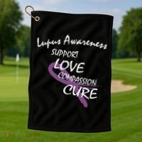 Support Lupus Awareness Golf Towel thumb 1
