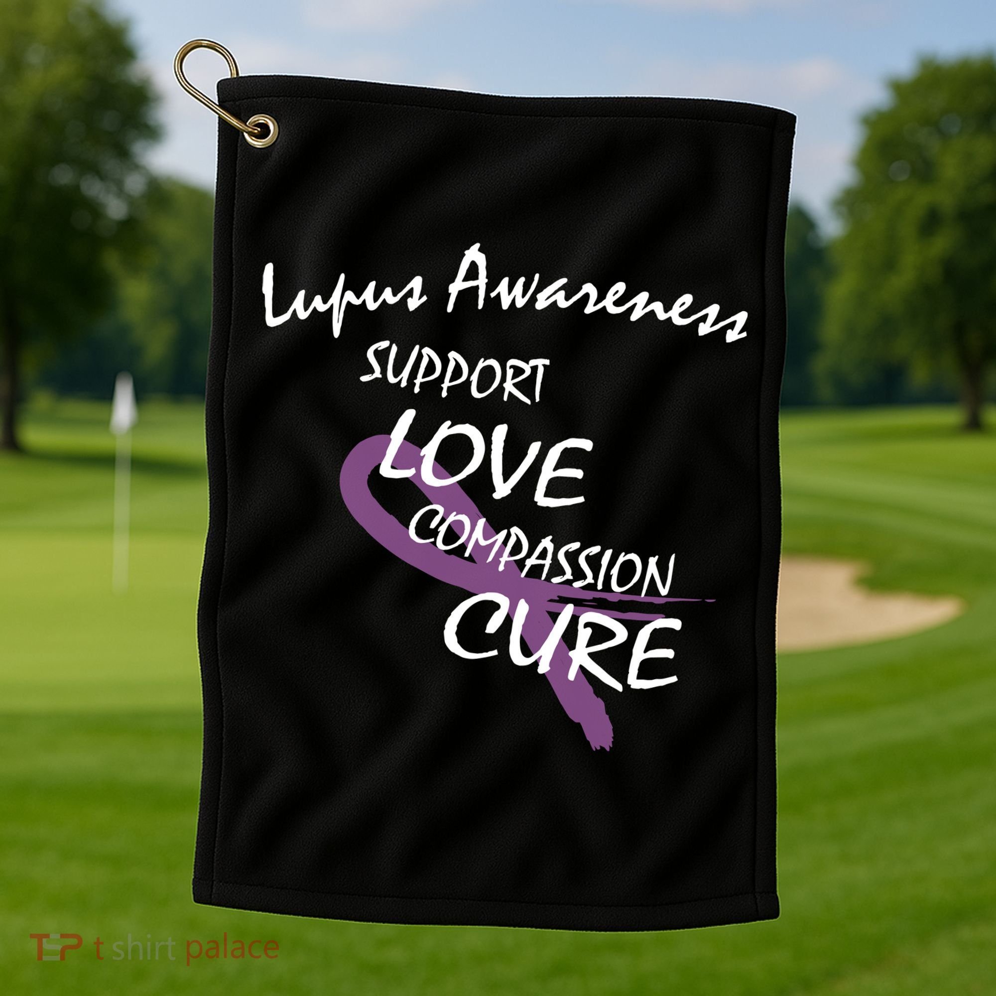 Support Lupus Awareness Golf Towel