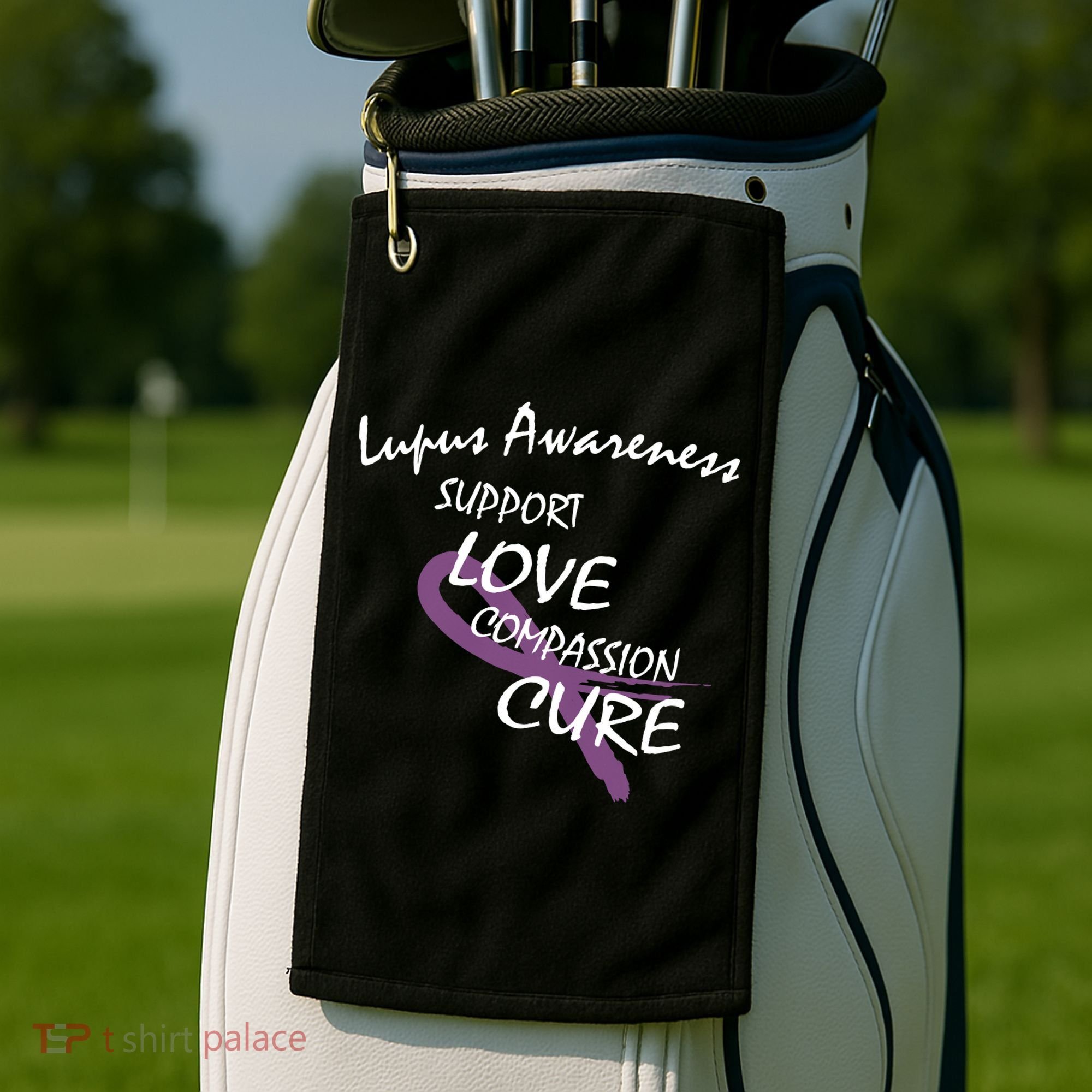 Support Lupus Awareness Golf Towel