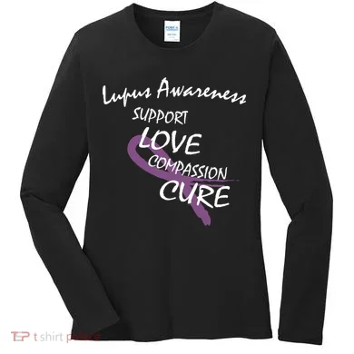 Support Lupus Awareness Women's Long Sleeve Shirt