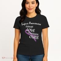 Support Lupus Awareness Women's T-Shirt thumb 4