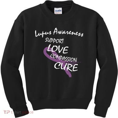 Support Lupus Awareness Kids Sweatshirt