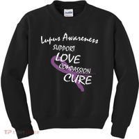 Support Lupus Awareness Kids Sweatshirt thumb 0