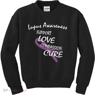Support Lupus Awareness Kids Sweatshirt