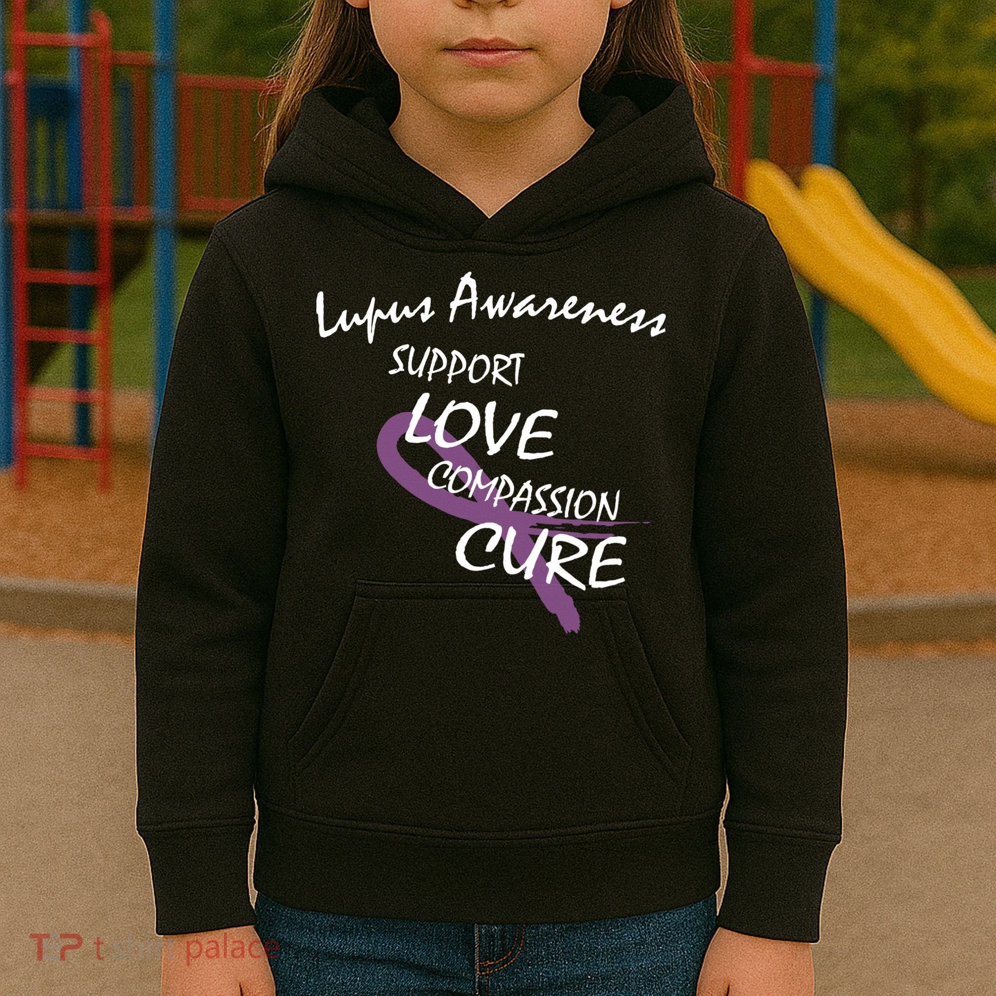 Support Lupus Awareness Kids Hoodie