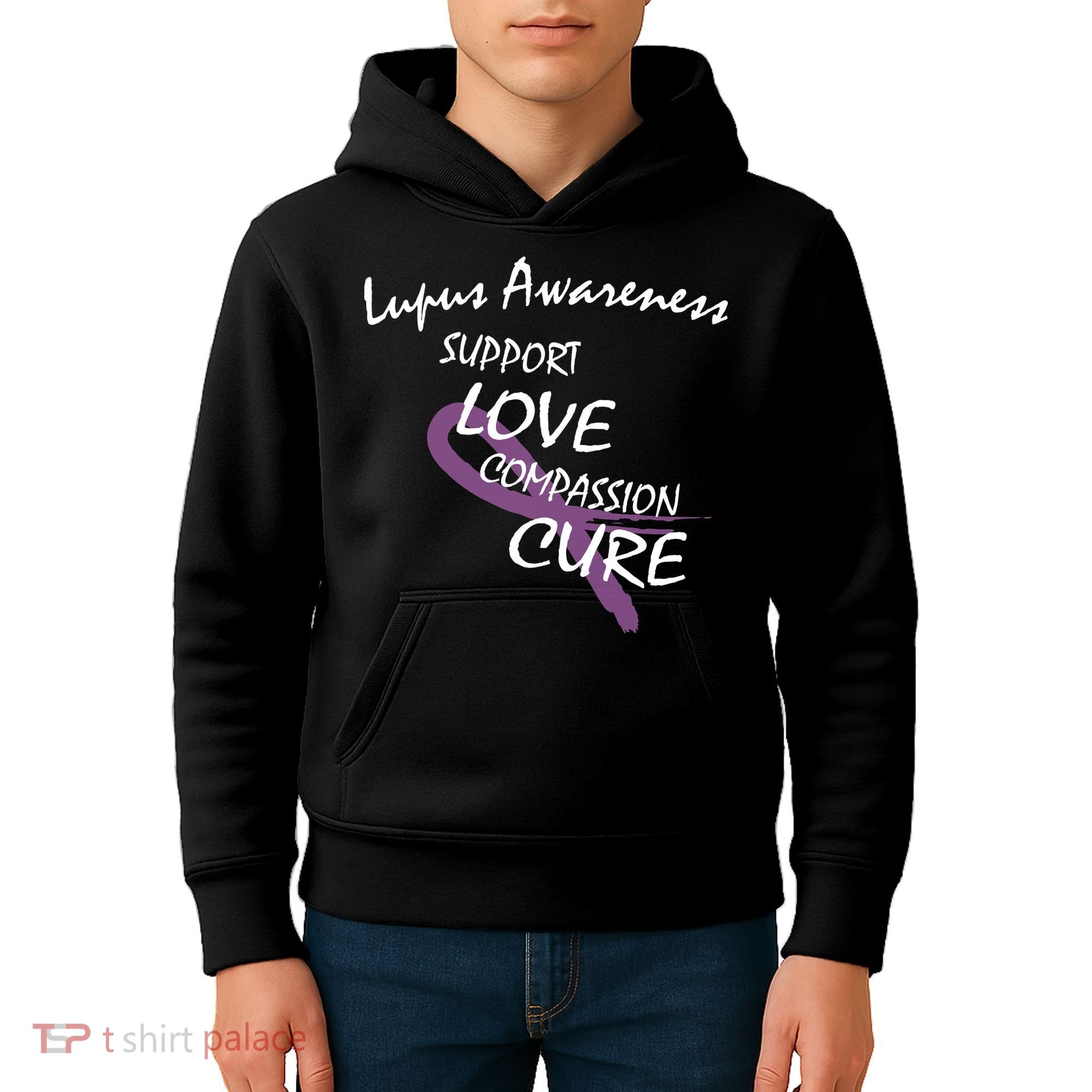 Support Lupus Awareness Kids Hoodie
