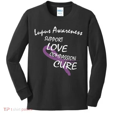 Support Lupus Awareness Kids Long Sleeve Shirt