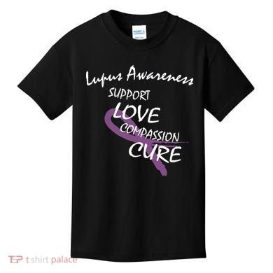 Support Lupus Awareness Kids T-Shirt