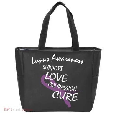 Support Lupus Awareness Tote Bag