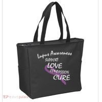 Support Lupus Awareness Tote Bag thumb 2