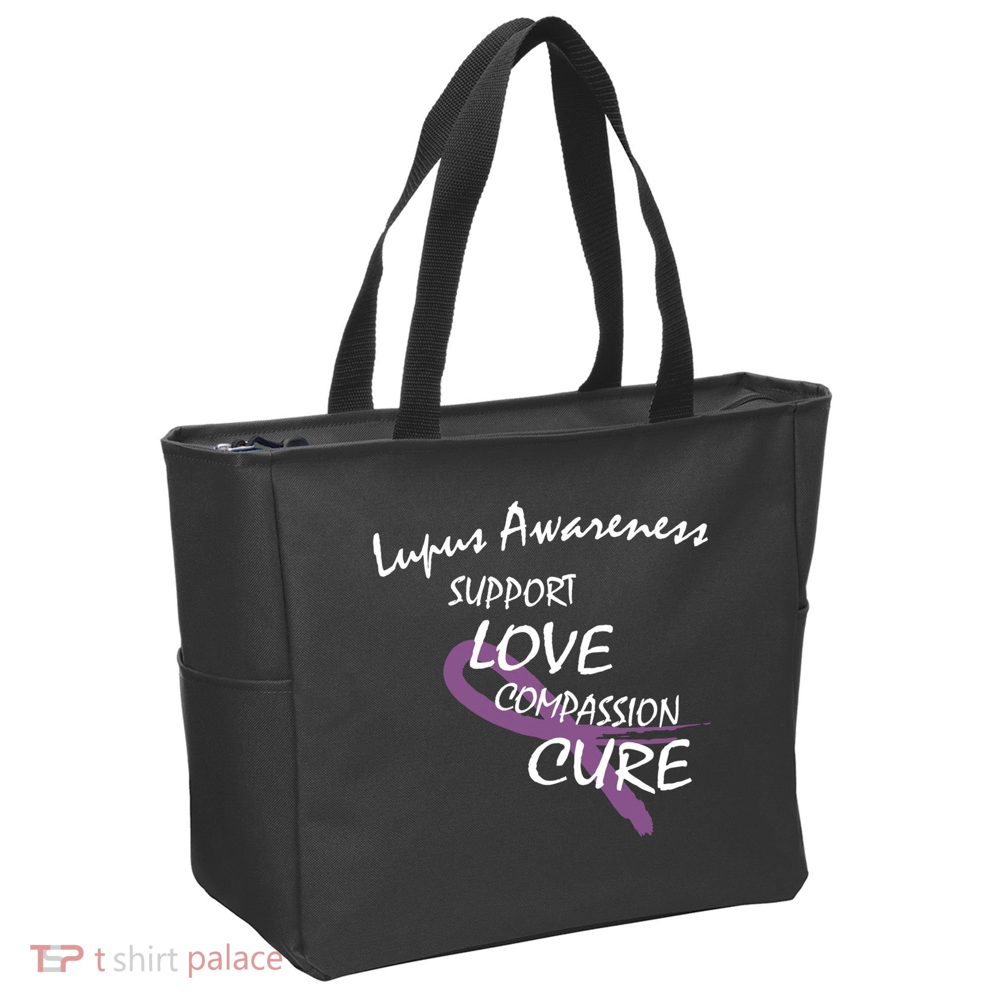 Support Lupus Awareness Tote Bag