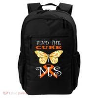 Support MS Help Find The Cure Ribbon Multiple Sclerosis Backpack thumb 0