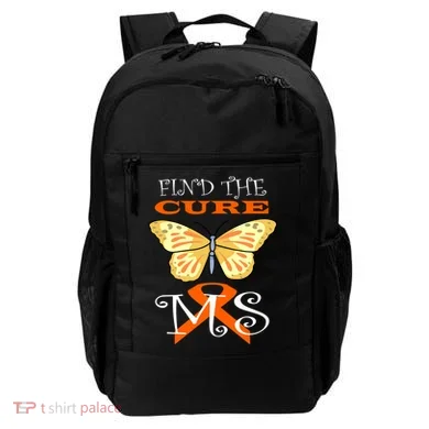 Support MS Help Find The Cure Ribbon Multiple Sclerosis Backpack