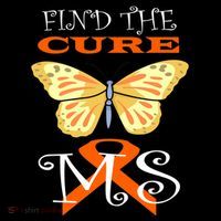 Support MS Help Find The Cure Ribbon Multiple Sclerosis Backpack thumb 2