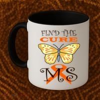 Support MS Help Find The Cure Ribbon Multiple Sclerosis Coffee Mug thumb 2