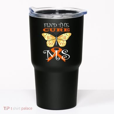 Support MS Help Find The Cure Ribbon Multiple Sclerosis Tumbler