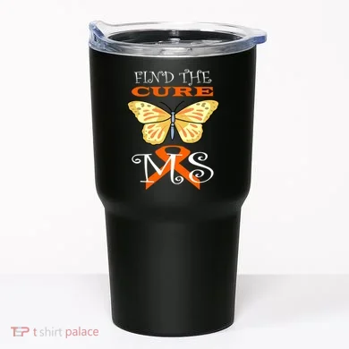Support MS Help Find The Cure Ribbon Multiple Sclerosis Tumbler