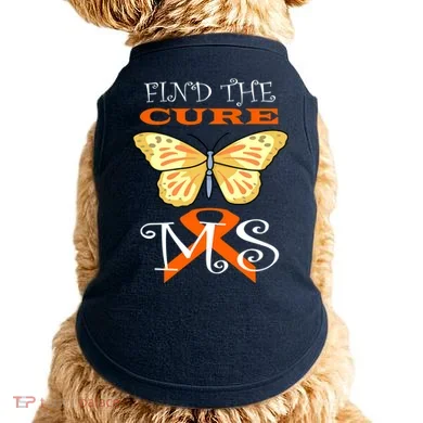 Support MS Help Find The Cure Ribbon Multiple Sclerosis Doggie Tank