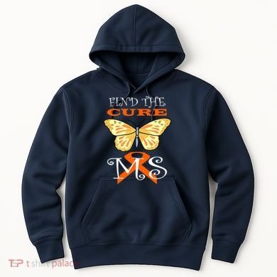 Support MS Help Find The Cure Ribbon Multiple Sclerosis Hoodie