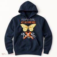 Support MS Help Find The Cure Ribbon Multiple Sclerosis Hoodie thumb 0