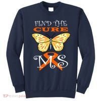 Support MS Help Find The Cure Ribbon Multiple Sclerosis Sweatshirt thumb 0