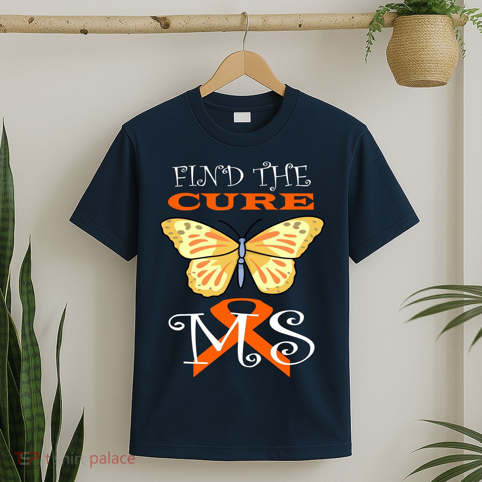 Support MS Help Find The Cure Ribbon Multiple Sclerosis T-Shirt