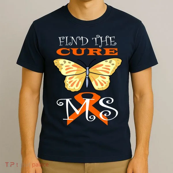 Support MS Help Find The Cure Ribbon Multiple Sclerosis T-Shirt