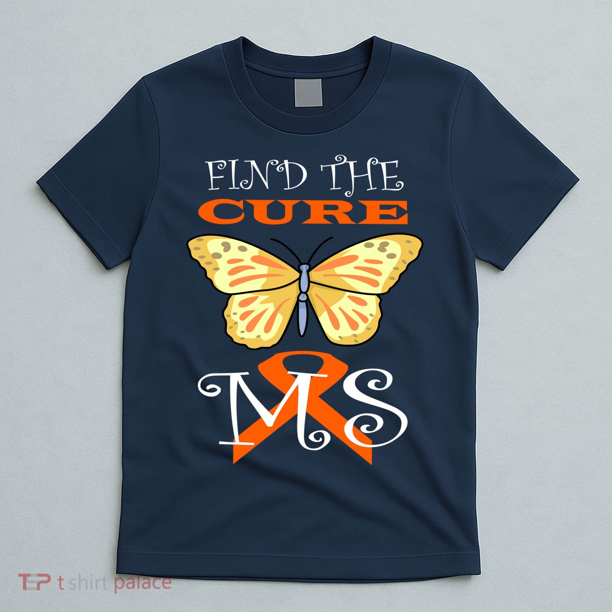 Support MS Help Find The Cure Ribbon Multiple Sclerosis T-Shirt