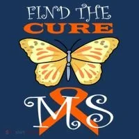Support MS Help Find The Cure Ribbon Multiple Sclerosis T-Shirt thumb 7