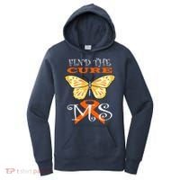 Support MS Help Find The Cure Ribbon Multiple Sclerosis Women's Hoodie thumb 0