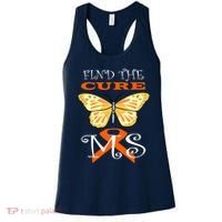 Support MS Help Find The Cure Ribbon Multiple Sclerosis Women's Tank Top thumb 0