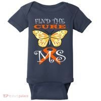 Support MS Help Find The Cure Ribbon Multiple Sclerosis Baby Bodysuit thumb 0