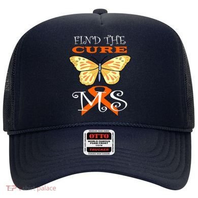 Support MS Help Find The Cure Ribbon Multiple Sclerosis Hat