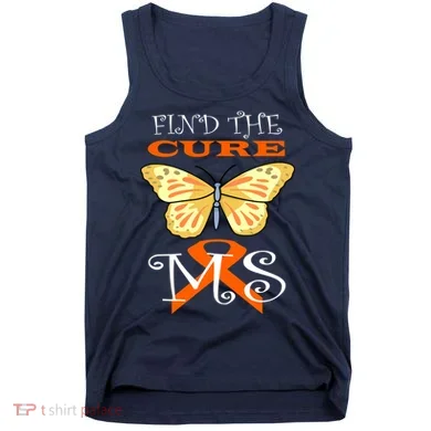 Support MS Help Find The Cure Ribbon Multiple Sclerosis Tank Top