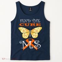 Support MS Help Find The Cure Ribbon Multiple Sclerosis Tank Top thumb 2