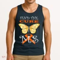 Support MS Help Find The Cure Ribbon Multiple Sclerosis Tank Top thumb 3